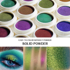 Solid nail powder unicorn Holographic Aurora Chameleon Pigment Powder Decoration