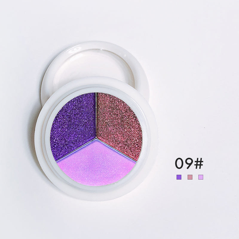 Chrome Nail Powder - 3 in 1 Solid Holographic Nail Powders, Mermaid Iridescent Chrome Nail Powders, Chameleon Powder Nail Pigment Mirror Finish Powder