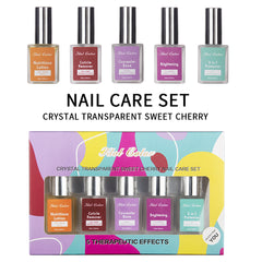 MANICURE CARE KIT CUITCLE OIL REMOVER BASE AND TOP COAT