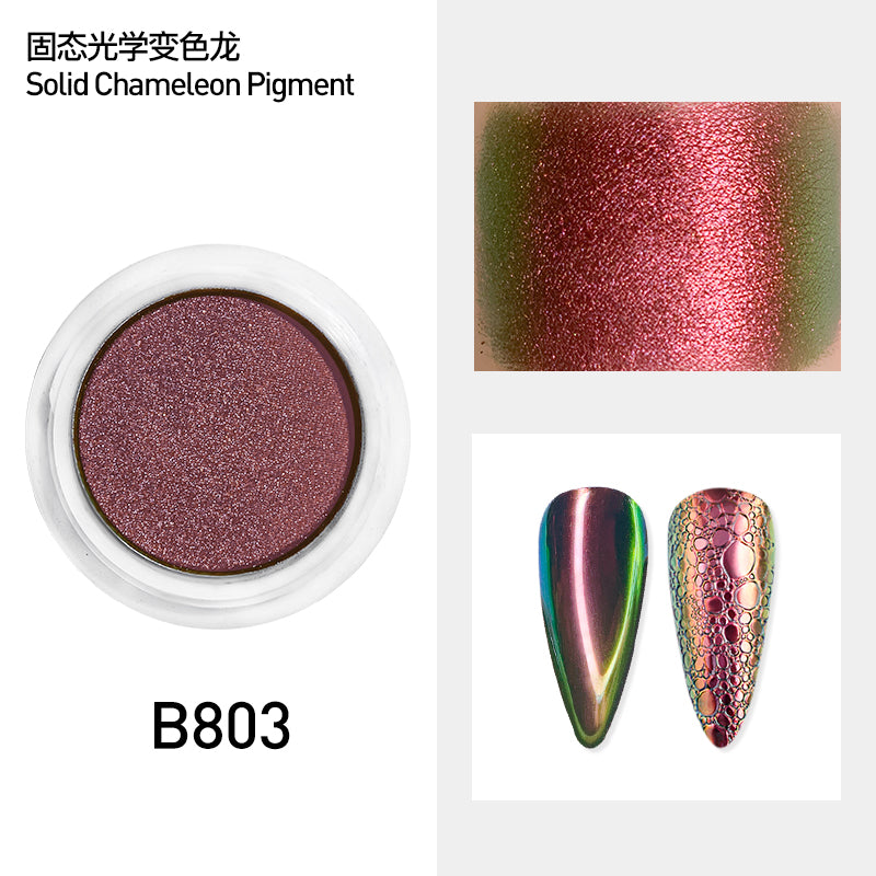 Solid nail powder unicorn Holographic Aurora Chameleon Pigment Powder Decoration