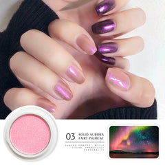 Solid Aurora Chrome Nail Powder Mermaid Neon unicorn Nail Glitter Powder